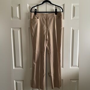 APOSTROPHE KHAKI STRAIGHT LEG TROUSERS PANTS CAREER OFFICE NEUTRAL Tan 12